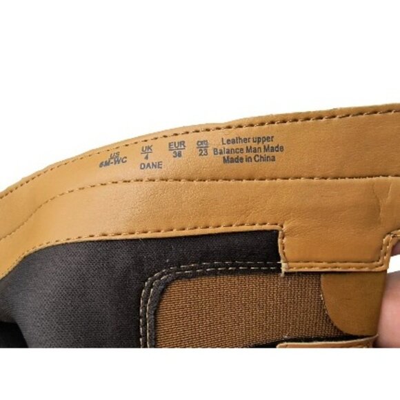 Naturalizer Womens Dane Leather Tall Riding Boots Maple 6 Wide Calf NIB - Picture 8 of 9